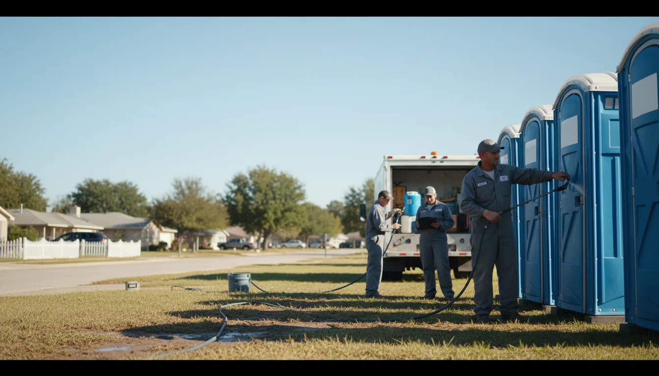 Long-Term Portable Toilet Rental in Crosby, TX near me